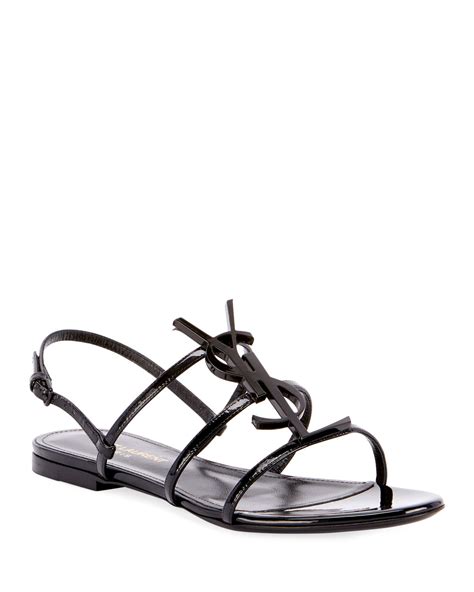 ysl women sandals|ysl flat sandals women.